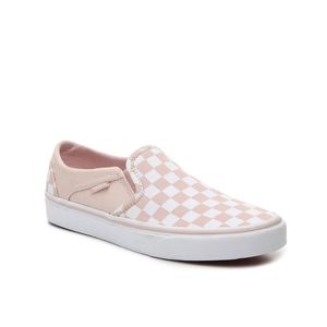 Checkered Vans Pastel Pink